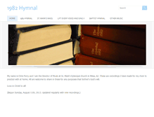 Tablet Screenshot of 1982hymnal.com